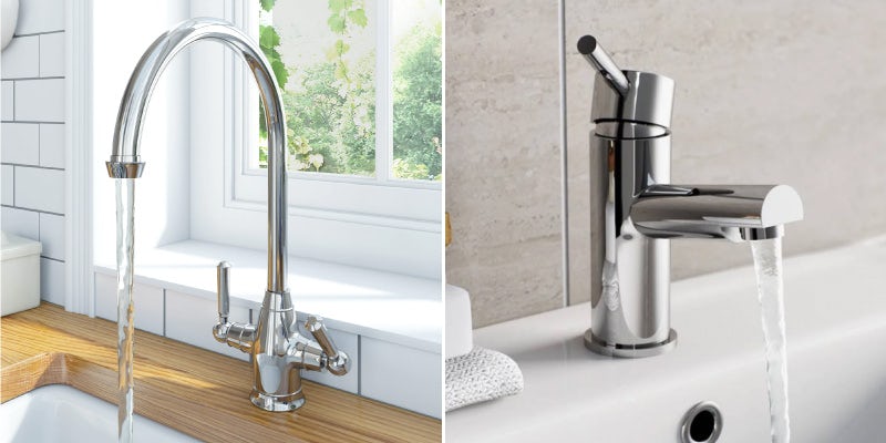 Differences between kitchen taps and basin taps
