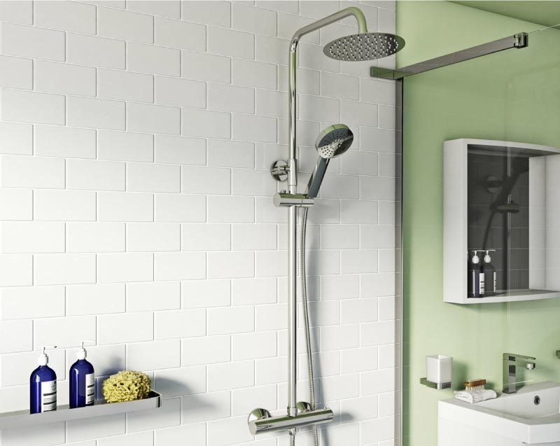 Orchard Eden round thermostatic exposed mixer shower