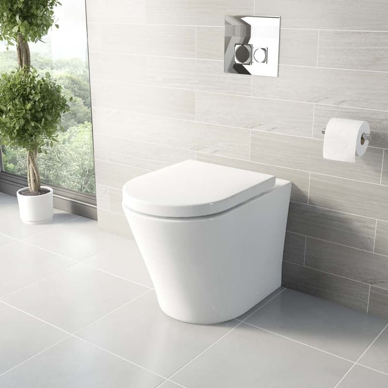 Mode Tate back to wall toilet with soft close seat