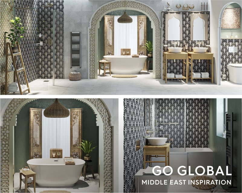 Get the look: Go Global—Middle East bathroom