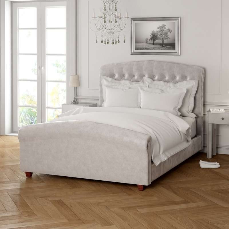 Serene silver double bed