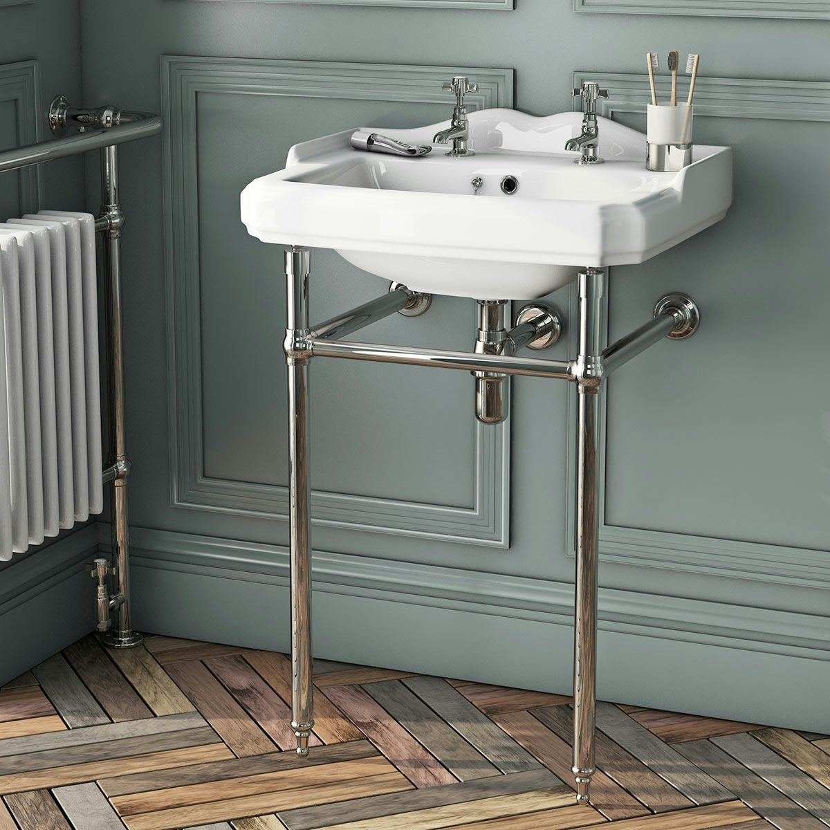 Traditional washstand with Winchester basin