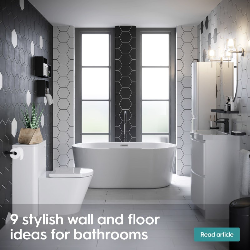 9 stylish wall and floor ideas for bathrooms