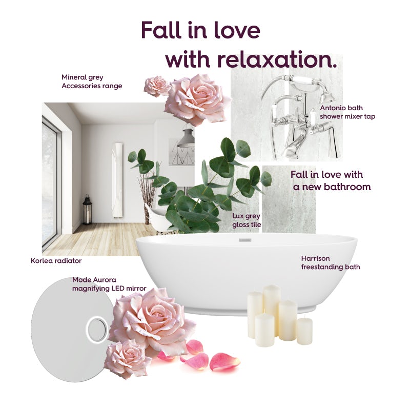 Fall in love with relaxation mood board