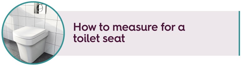 How to measure for a toilet seat | Victoriaplum.com