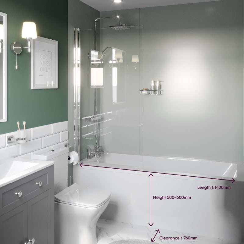 Easy-to-understand bathroom layout & clearance guidelines