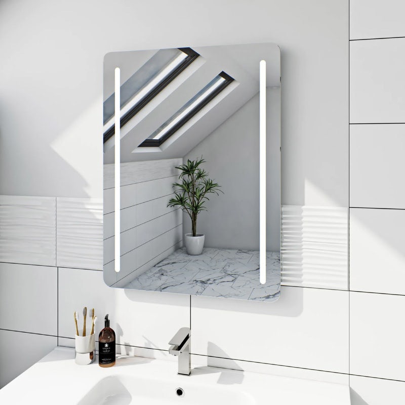 Mode Caylen LED illuminated mirror 800 x 600mm with demister