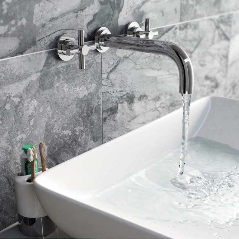 Tate wall mounted basin filler tap