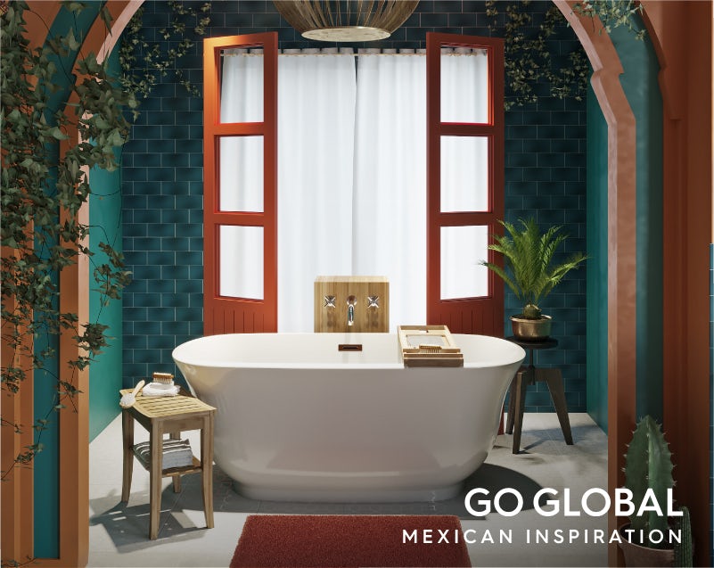 Get the look: Go Global—Mexico bath