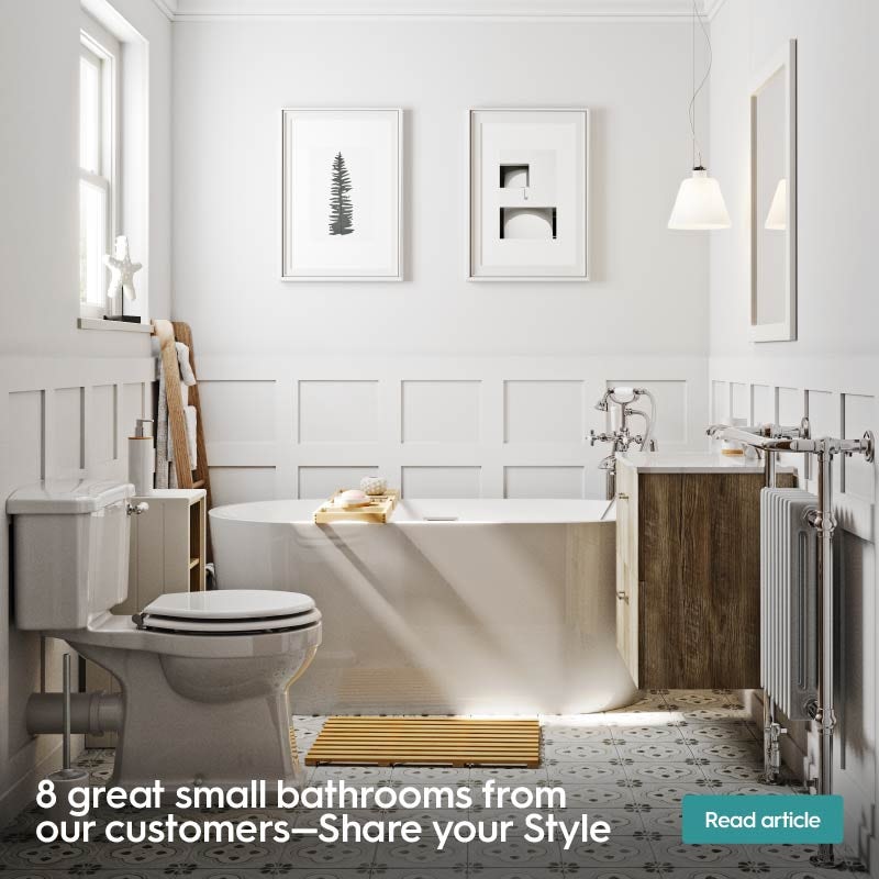 8 great small bathrooms from our customers—Share your Style