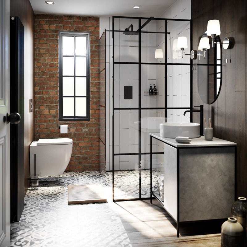 Pay special attention to the metallic finishes in your bathroom