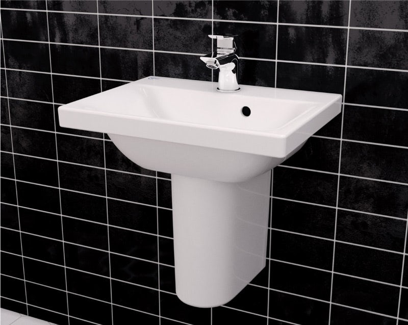 Ideal Standard Concept Space 1 tap hole semi pedestal basin 500mm