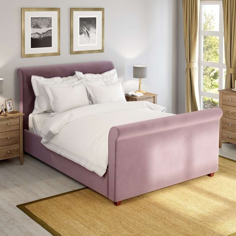 Dreamboat lilac double bed
