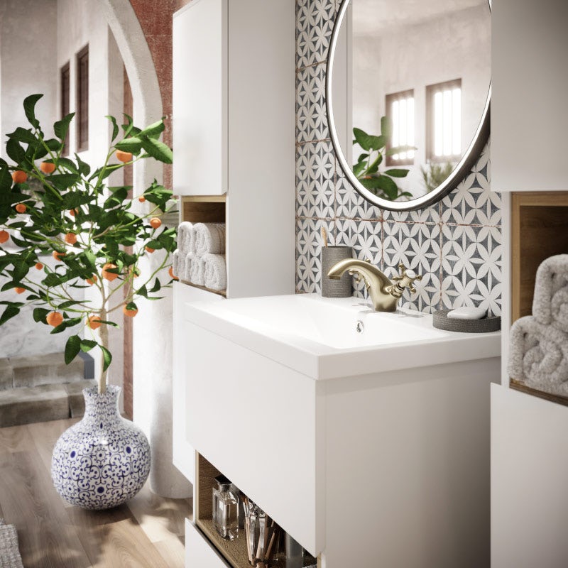 Hacienda Mediterranean-inspired bathroom furniture