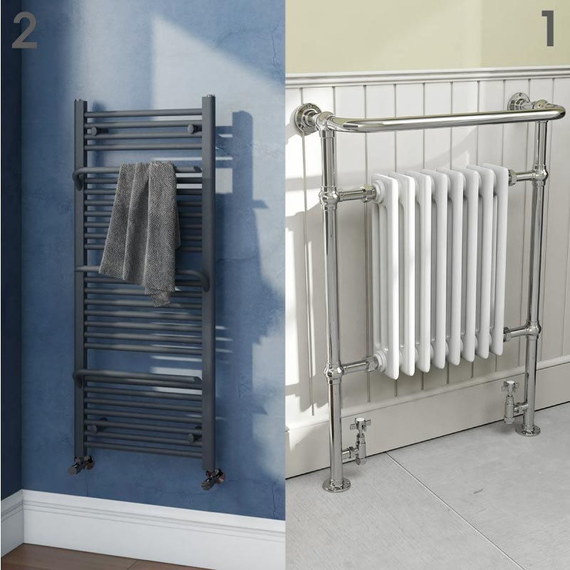 Our top heated towel rail and radiator