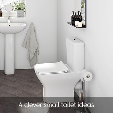 4 clever small toilet ideas