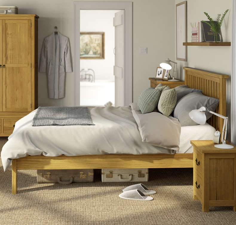 Rome reclaimed pine bedroom furniture