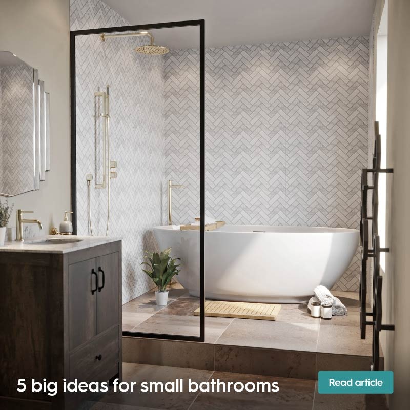 5 big ideas for small bathrooms