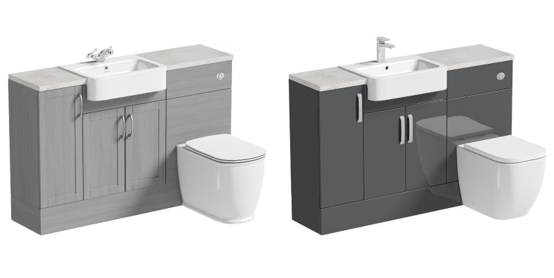 Contemporary v traditional fitted bathroom furniture