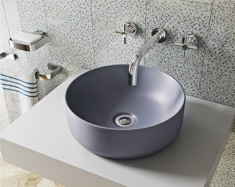 Mode Orion lilac grey countertop basin 355mm