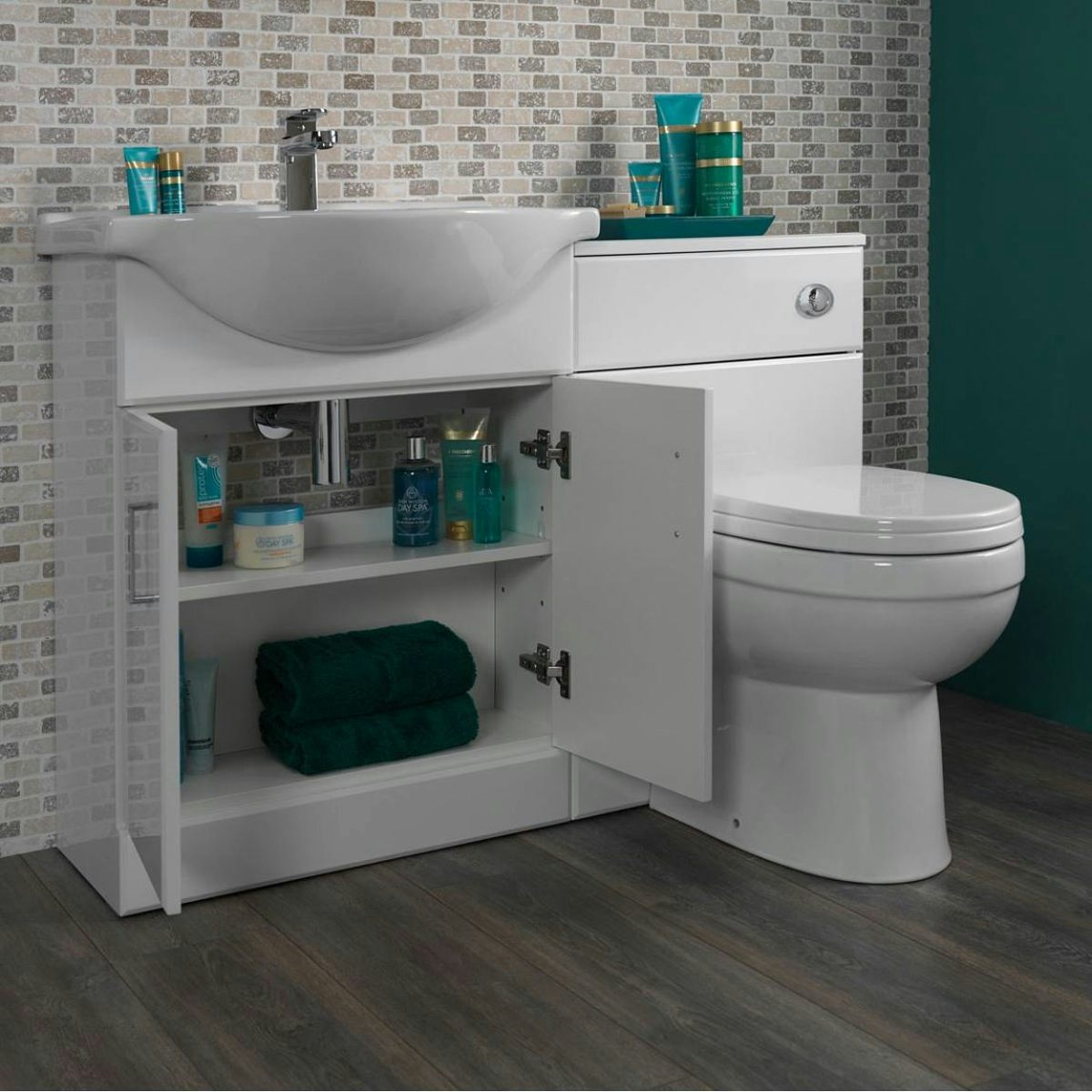 Combination toilet and basin unit