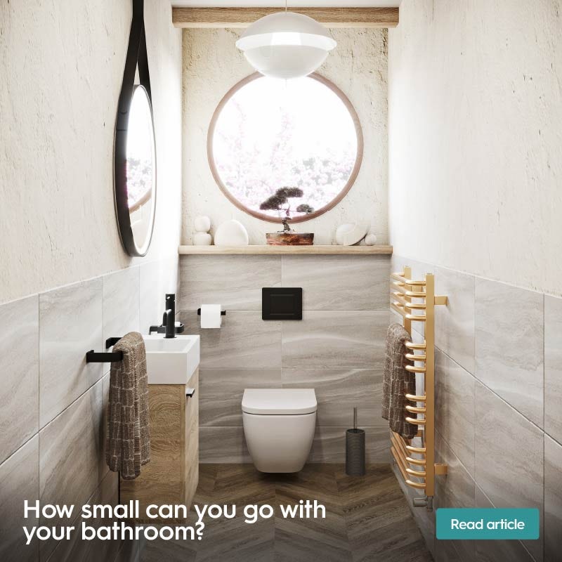How small can you go with your bathroom?