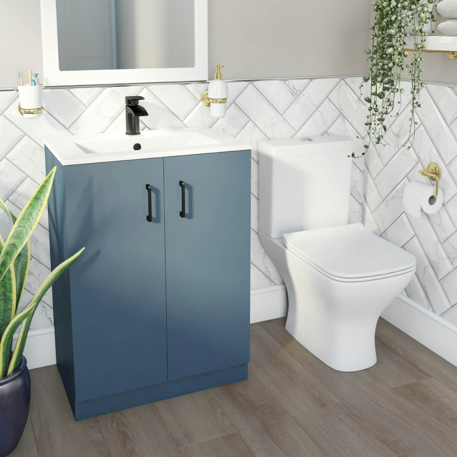 Update your space with colourful bathroom furniture