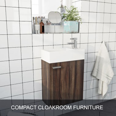 Compact cloakroom furniture