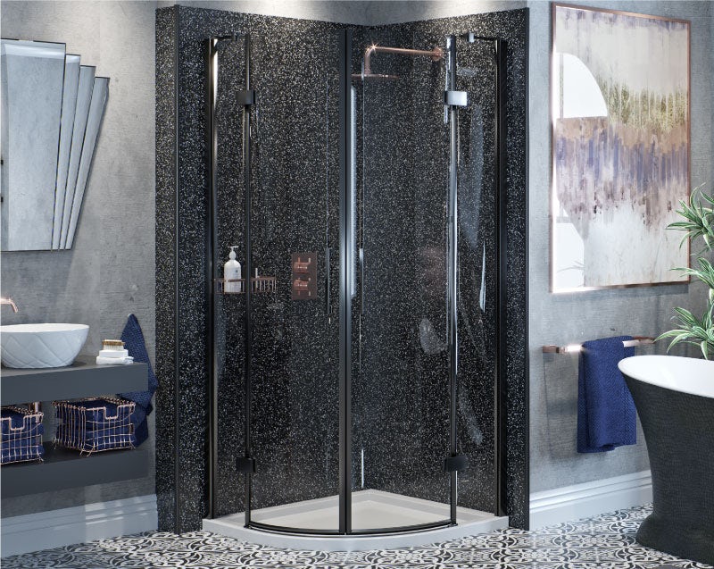 Eclectic Vision shower enclosure
