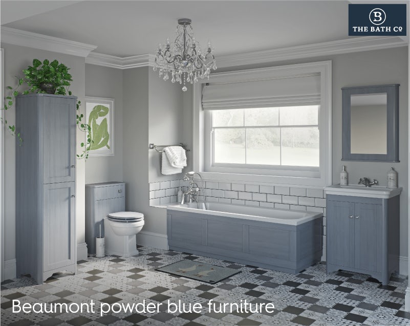 Beaumont powder blue furniture