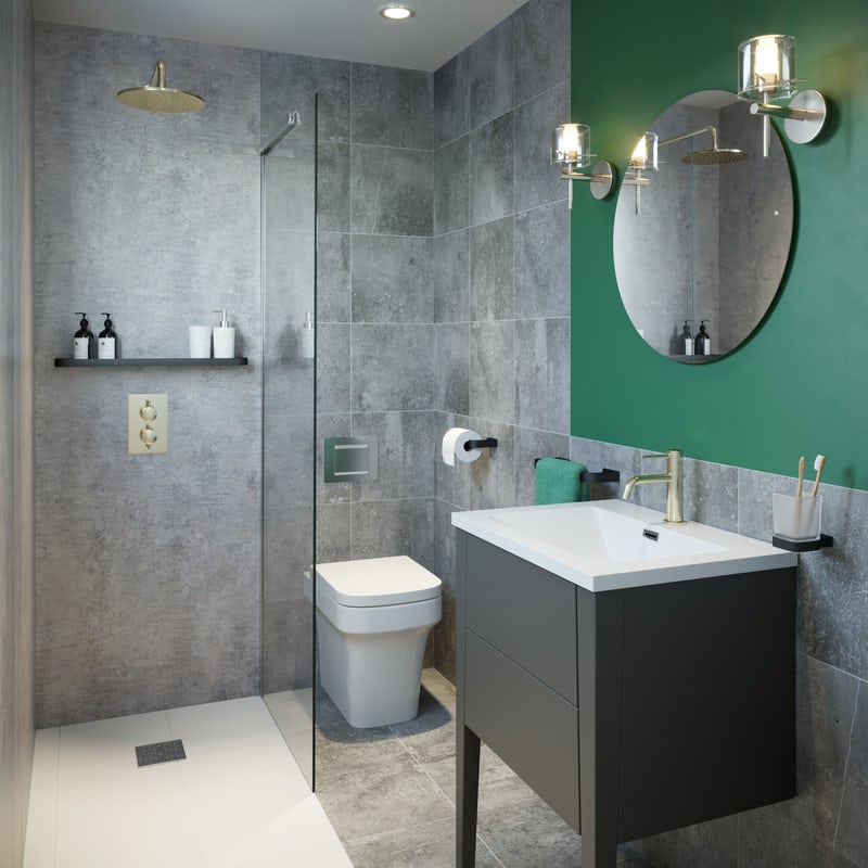 Style it out with a small wet room