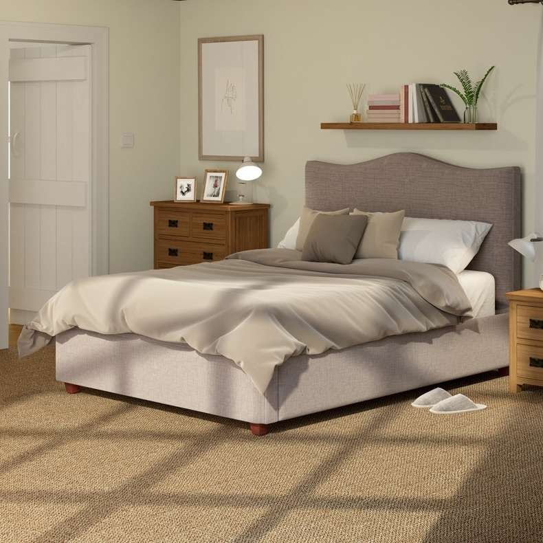 Tranquil slate double bed