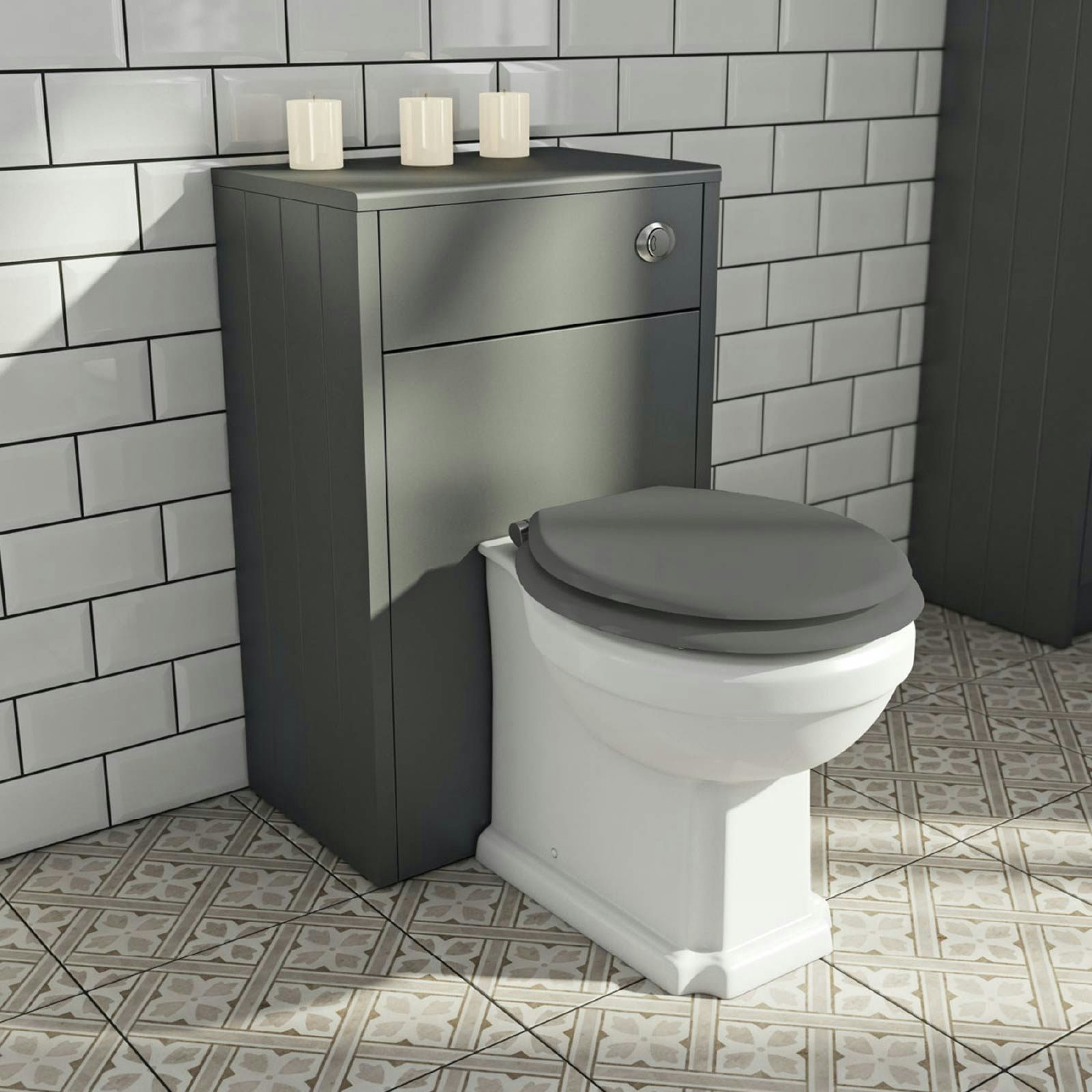 Macdee Wirquin compact concealed toilet cistern with side water inlet