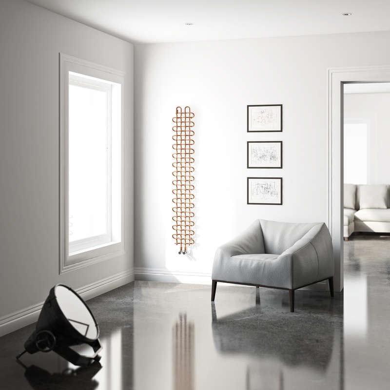 Warm minimalist living room