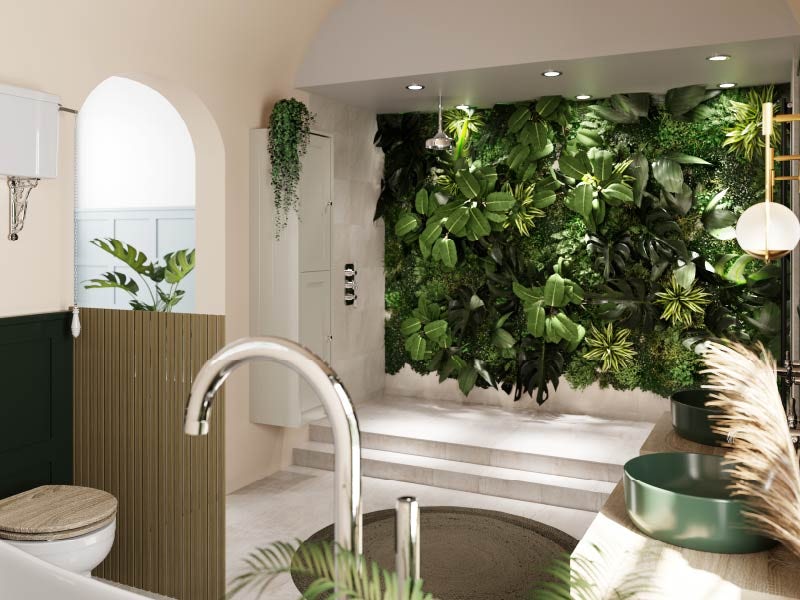 Botanical bathroom ideas