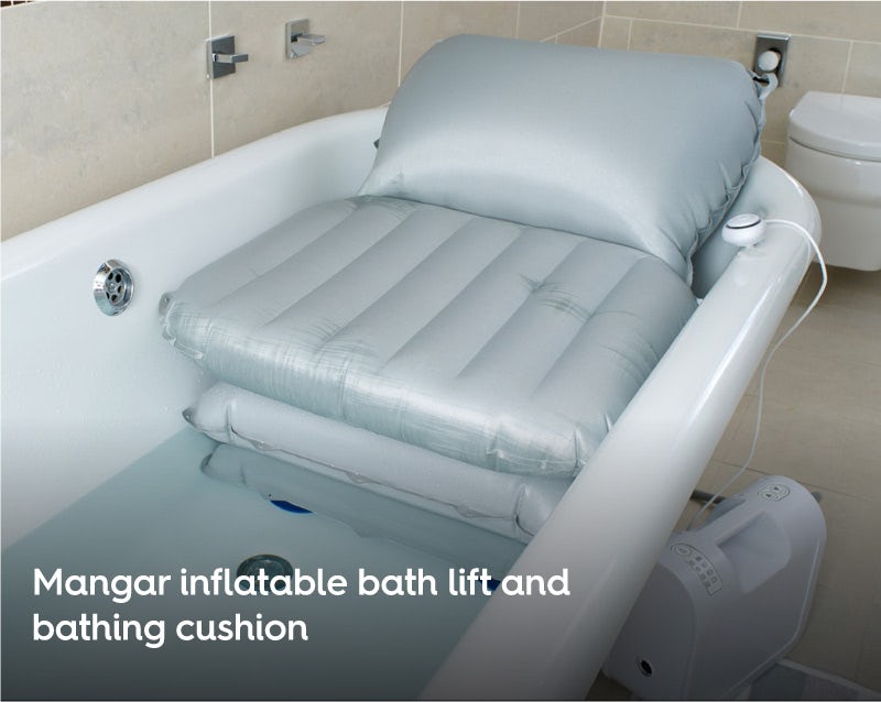 Mangar inflatable bath lift and bathing cushion