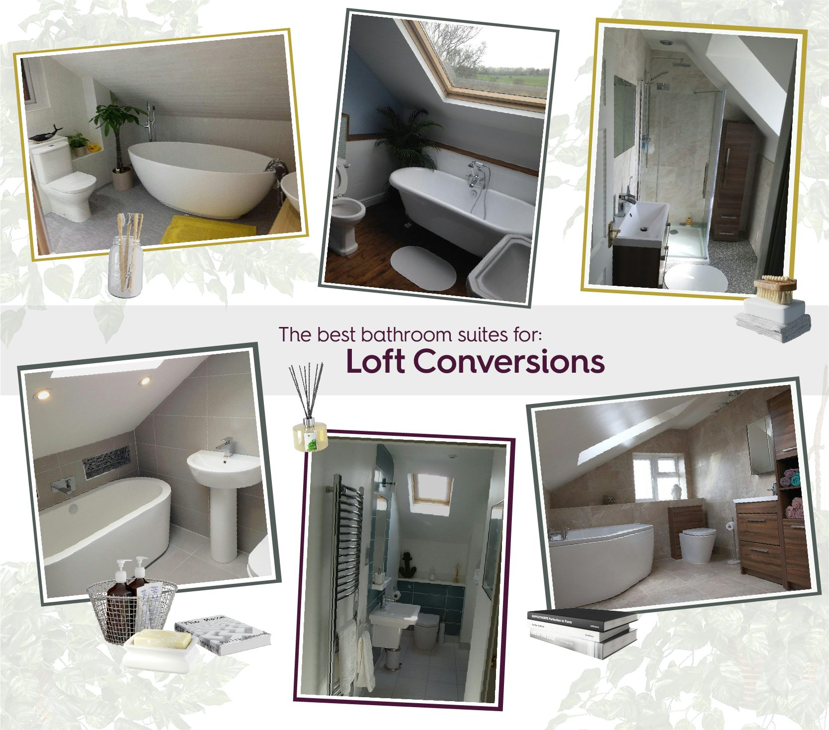 The best bathroom suites for loft conversions