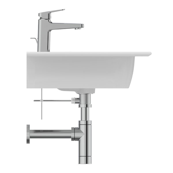 Ideal Standard i.life A 1 tap hole wall hung and vanity basin 1240mm
