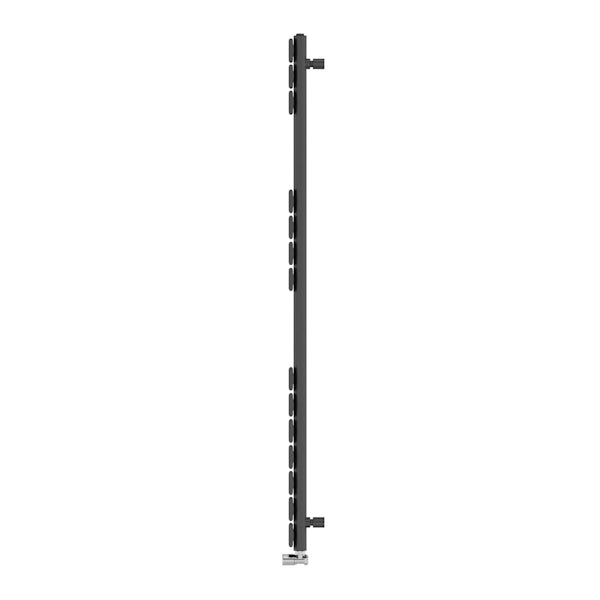 Signelle anthracite heated towel rail 1500 x 500