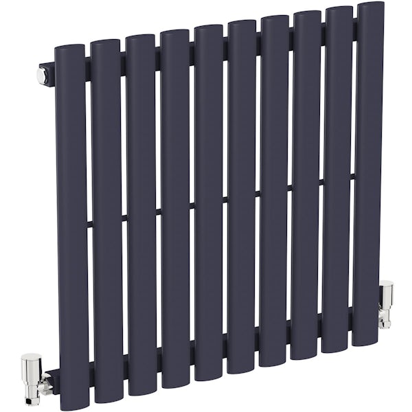 The Tap Factory Vibrance indigo vertical panel radiator