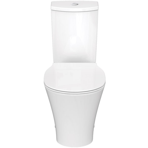 Ideal Standard Concept Air Arc close coupled toilet with soft close toilet seat