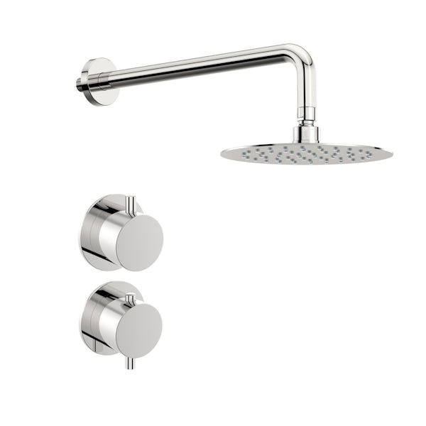 Mode Hardy thermostatic shower valve with wall shower set