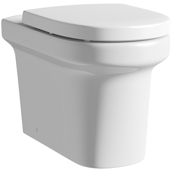 Mode Burton back to wall toilet with soft close seat