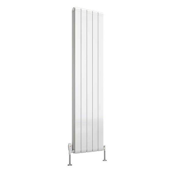 Reina Evie white aluminium designer radiator