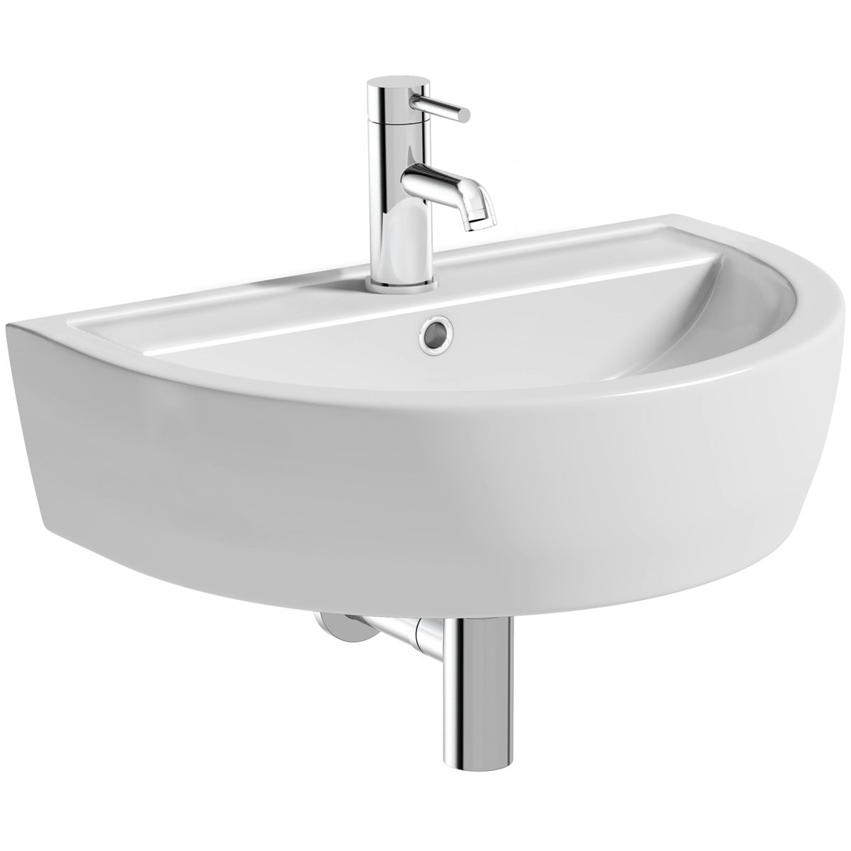 Mode Tate 1 Tap Hole Wall Hung Basin 550mm Victoriaplumcom