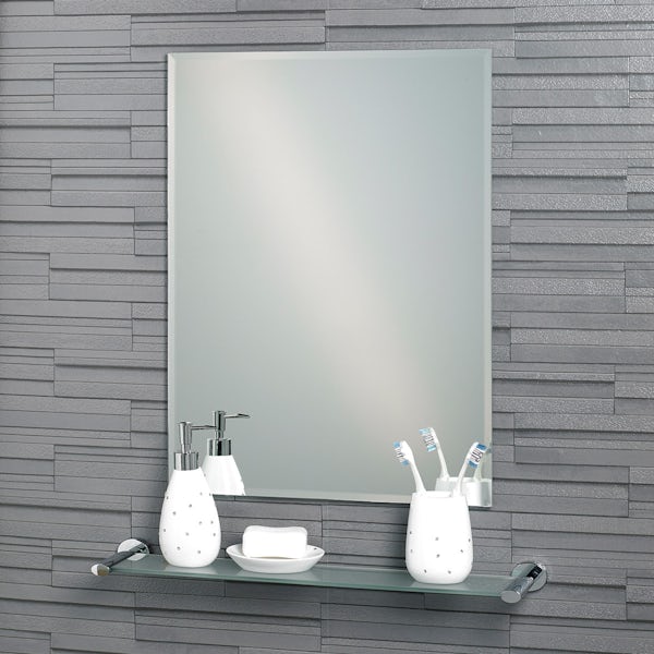 Showerdrape Fairmont 60cm x 45cm rectangular mirror