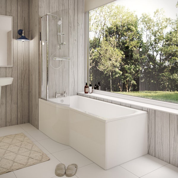 Ideal Standard Concept Air complete left hand shower bath suite 1700 x 800