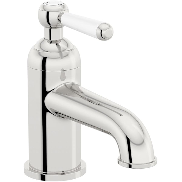 The Bath Co. Aylesford Vintage cloakroom mono basin mixer tap with waste