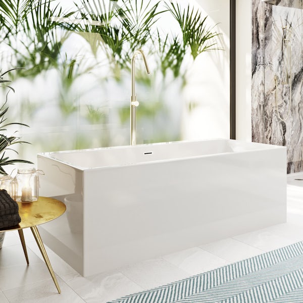 Mode Cooper rectangular freestanding bath 1700 x 750