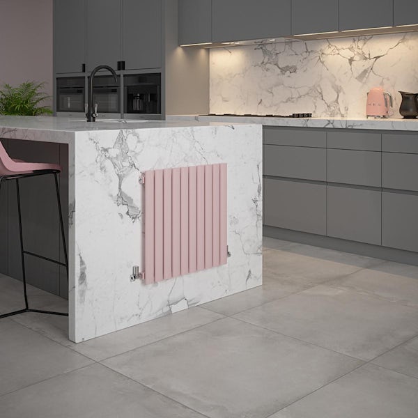 The Tap Factory Vibrance pink vertical panel radiator